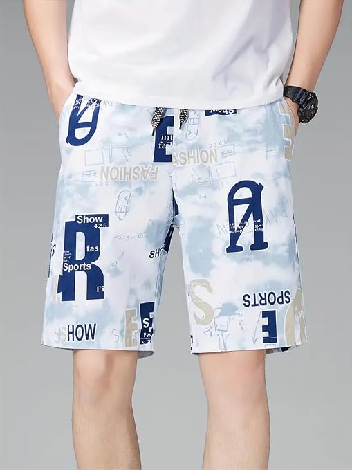 Men's Graphic Print Casual Shorts