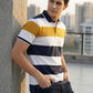 Men's Striped Polo T-Shirt