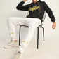 Lzuri Fashion Hip-Hop Back Printed Black Winter Hoodie for Men