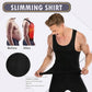 Men's Black Compression Slimming Body Shaper Vest