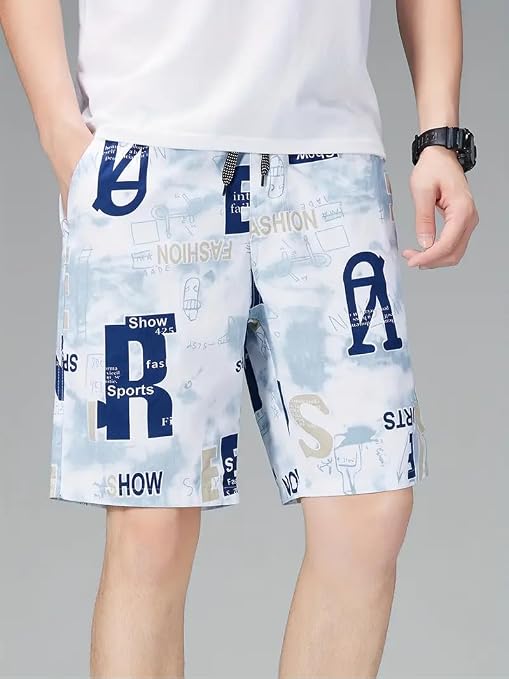 Men's Graphic Print Casual Shorts