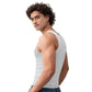 Men's White Compression Slimming Shapewear Vest