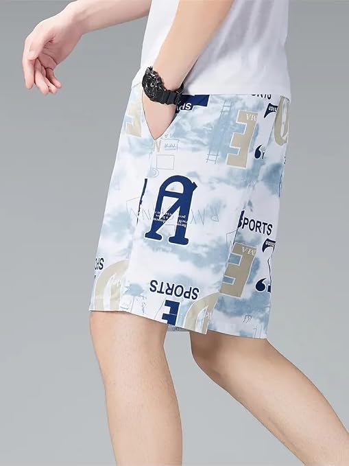 Men's Graphic Print Casual Shorts