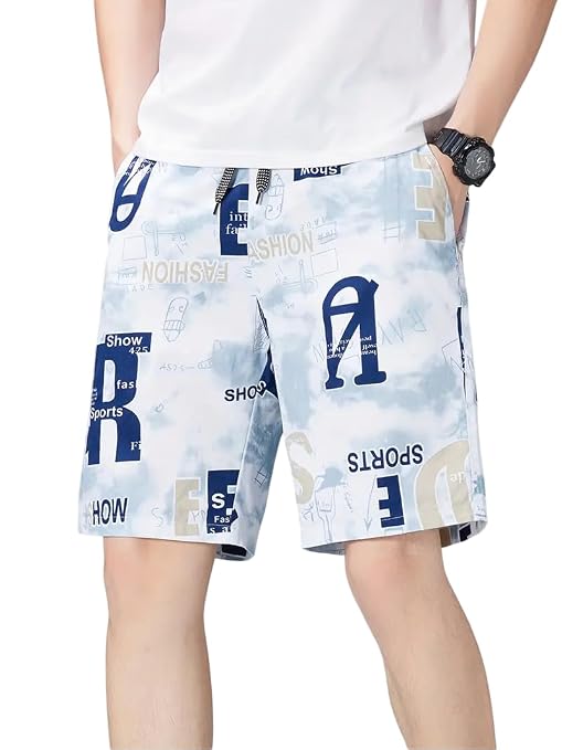 Men's Graphic Print Casual Shorts
