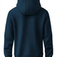 Men's Deep Teal Blue Solid Pullover Hoodie
