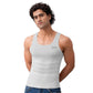 Men's White Compression Slimming Shapewear Vest