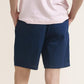 Men's Solid Cotton Casual Shorts