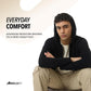Men's Classic Black Full-Zip Hooded Sweatshirt