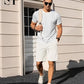 Men's Ribbed Lightweight Casual Shorts