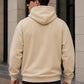 Men's Beige 'Los Angeles California' Printed Oversized Hoodie