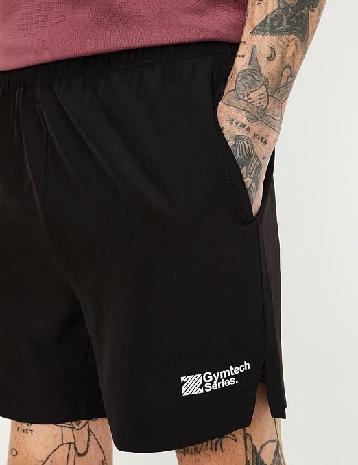 Men's Black Performance Sports Shorts