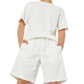 Men's Textured Cotton Casual Shorts