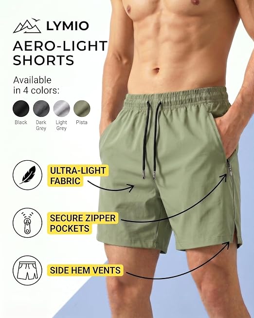 Men's Ultra-Lightweight Quick-Dry Casual Shorts