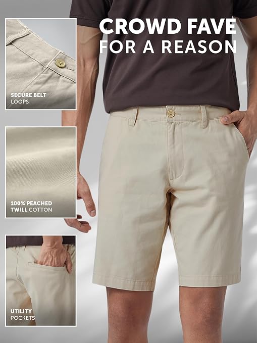 Men's Classic Cotton Twill Shorts
