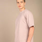 Men's Premium Oversized Solid Crew-Neck T-Shirt