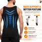 Men's Black 4-Way Stretch Performance Gym Vest