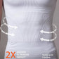 Men's White Compression Slimming Body Shaper Vest