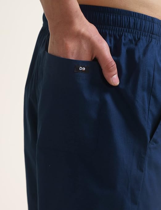 Men's Solid Cotton Casual Shorts