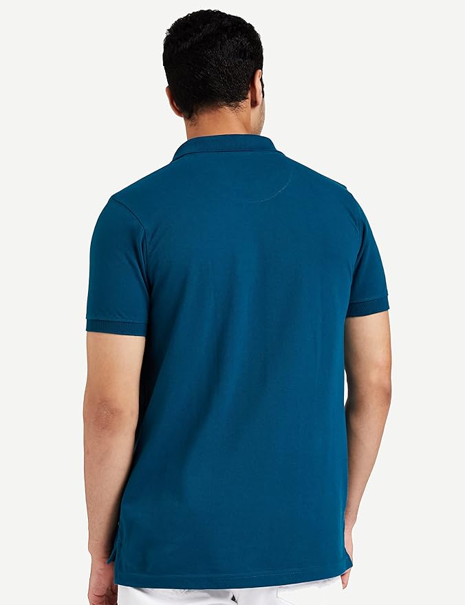 Men's Classic Solid Polo T-Shirt