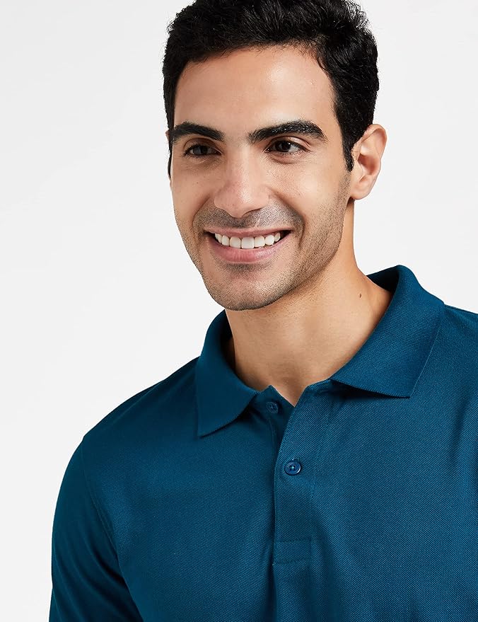 Men's Classic Solid Polo T-Shirt