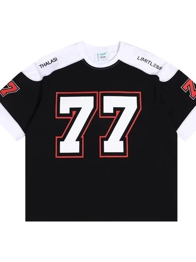 Lzuri Fashion Men's Cotton Jersey Aesthetic Oversized T-Shirt