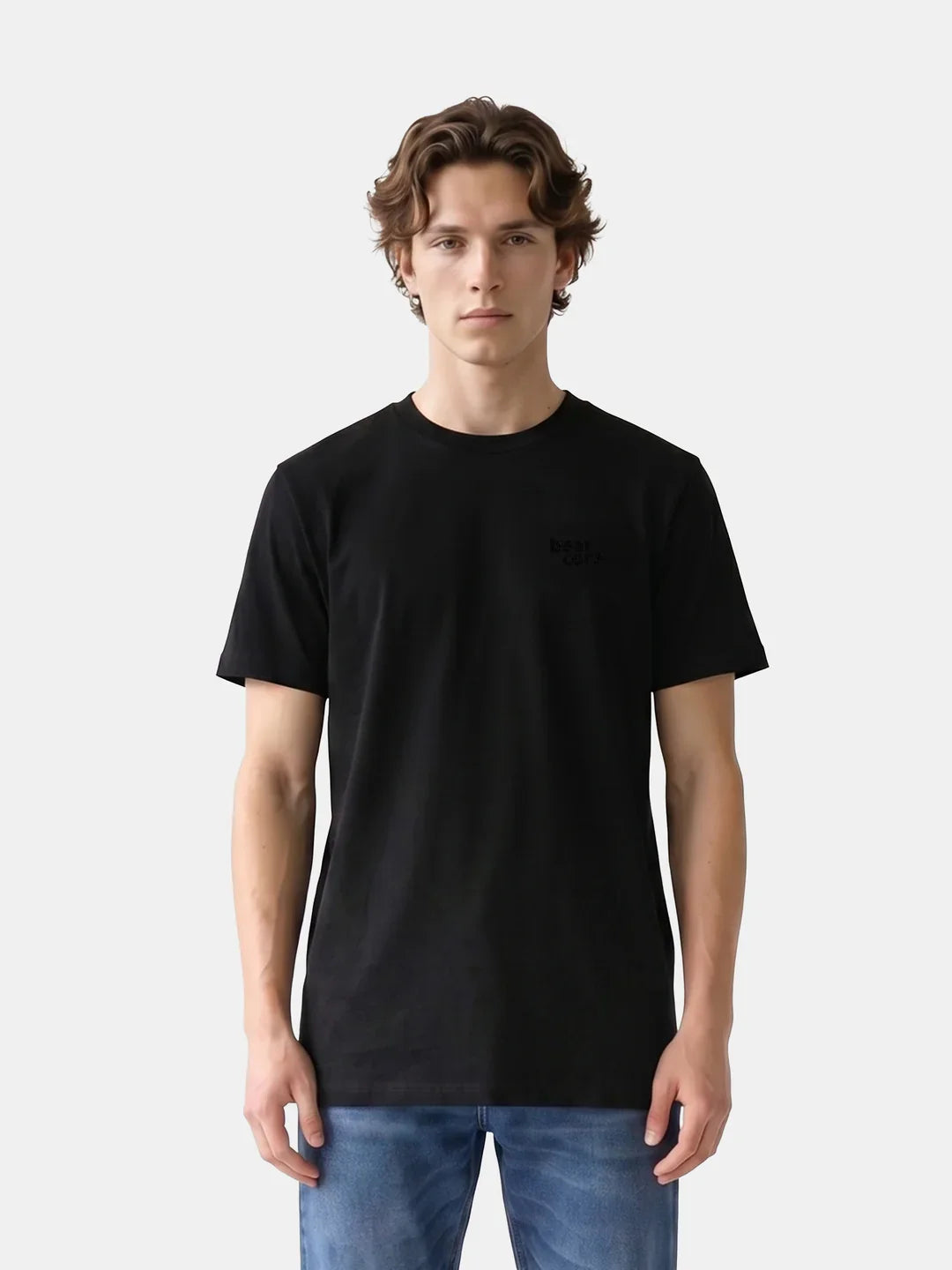 Lzuri Solid Crew Neck T-Shirt