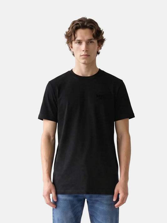 Lzuri Solid Crew Neck T-Shirt