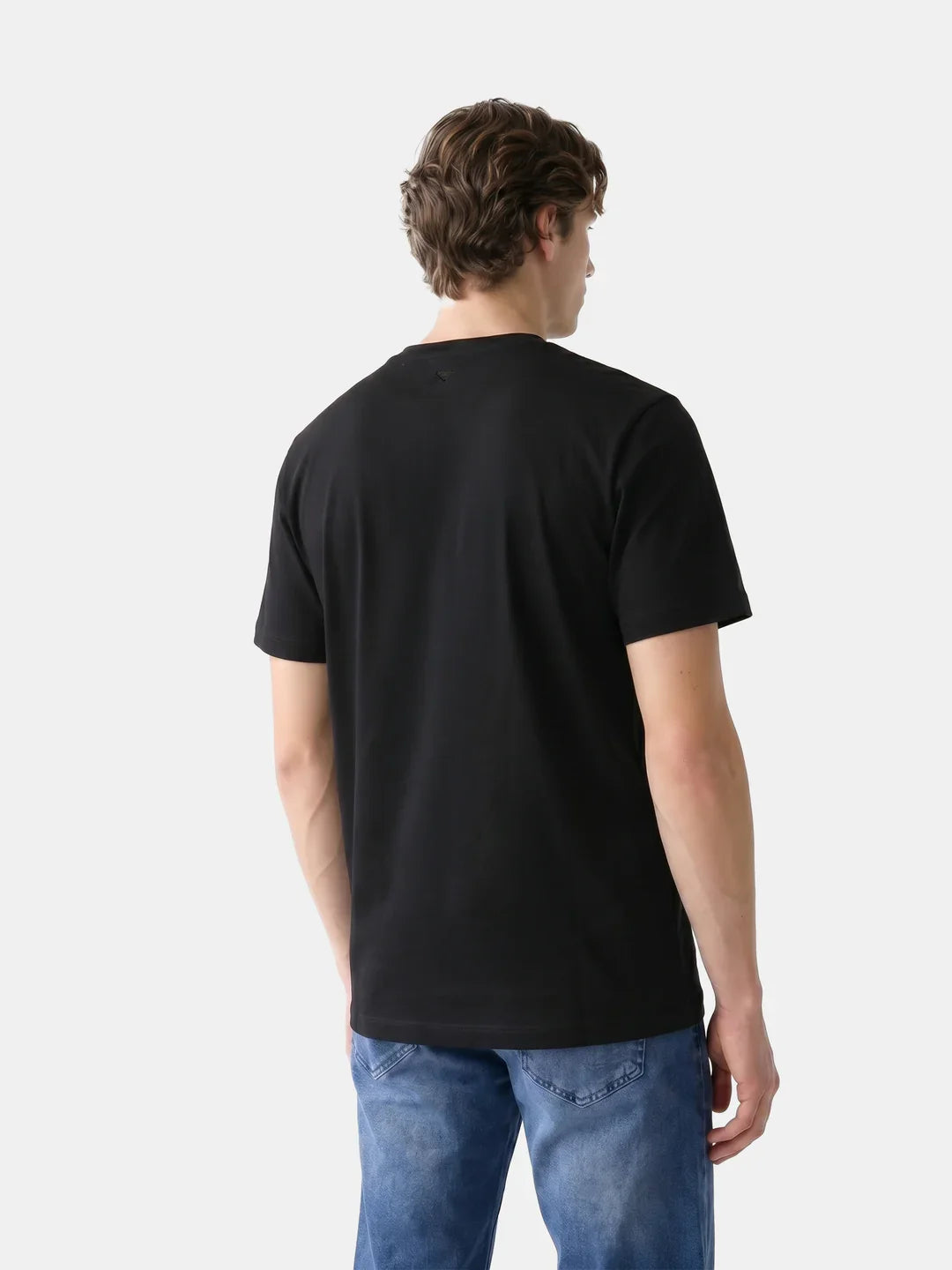 Lzuri Solid Crew Neck T-Shirt