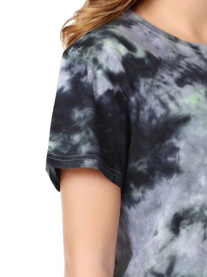 Lzuri Printed Tie-Dye Tee