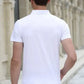 Mens Half Sleeve Solid Colour Polo T shirt with Collar